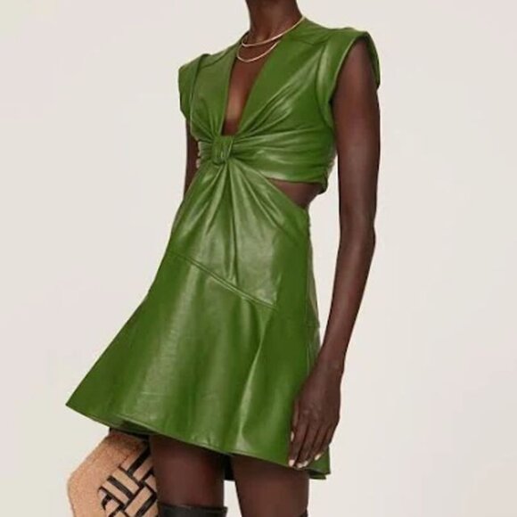 A.L.C. Lexi Vegan Leather Dress